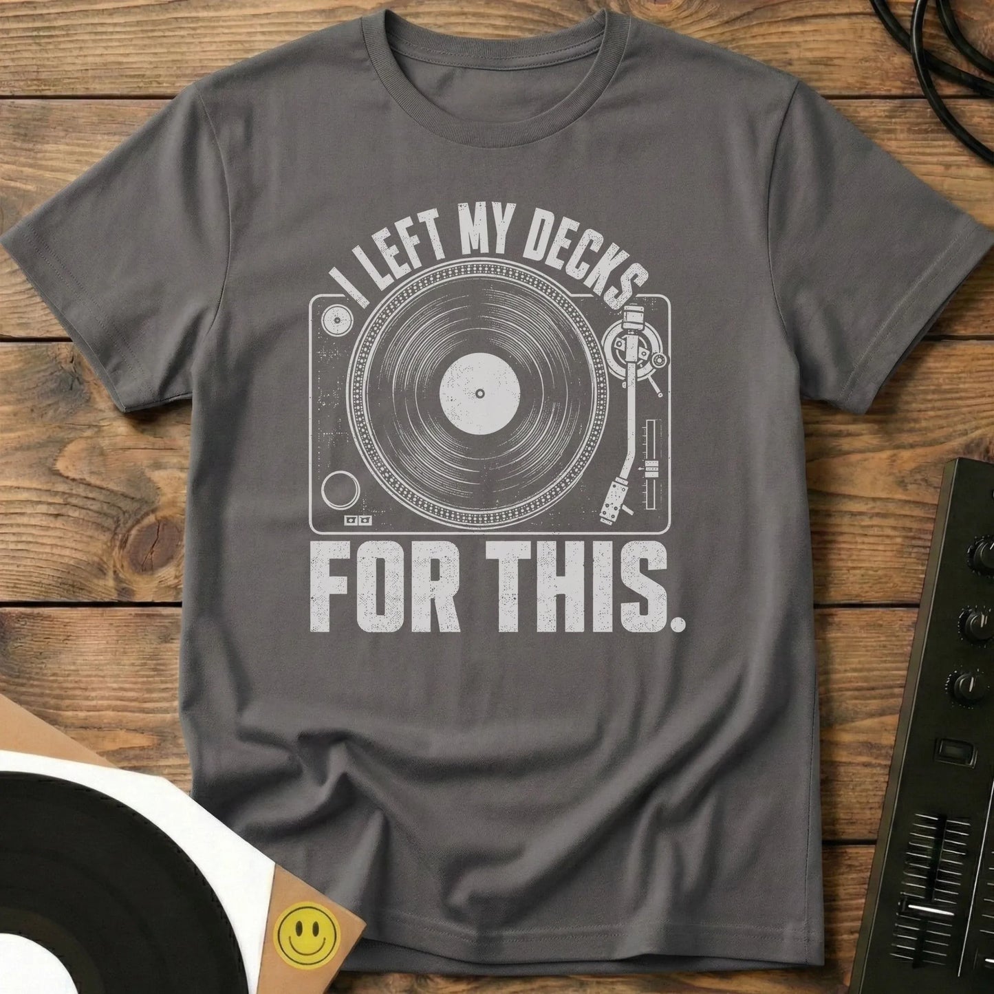 I Left My Decks T-Shirt Charcoal / S I Left My Decks T-Shirt