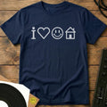I Love Acid House T-Shirt Navy / S I Love Acid House T-Shirt