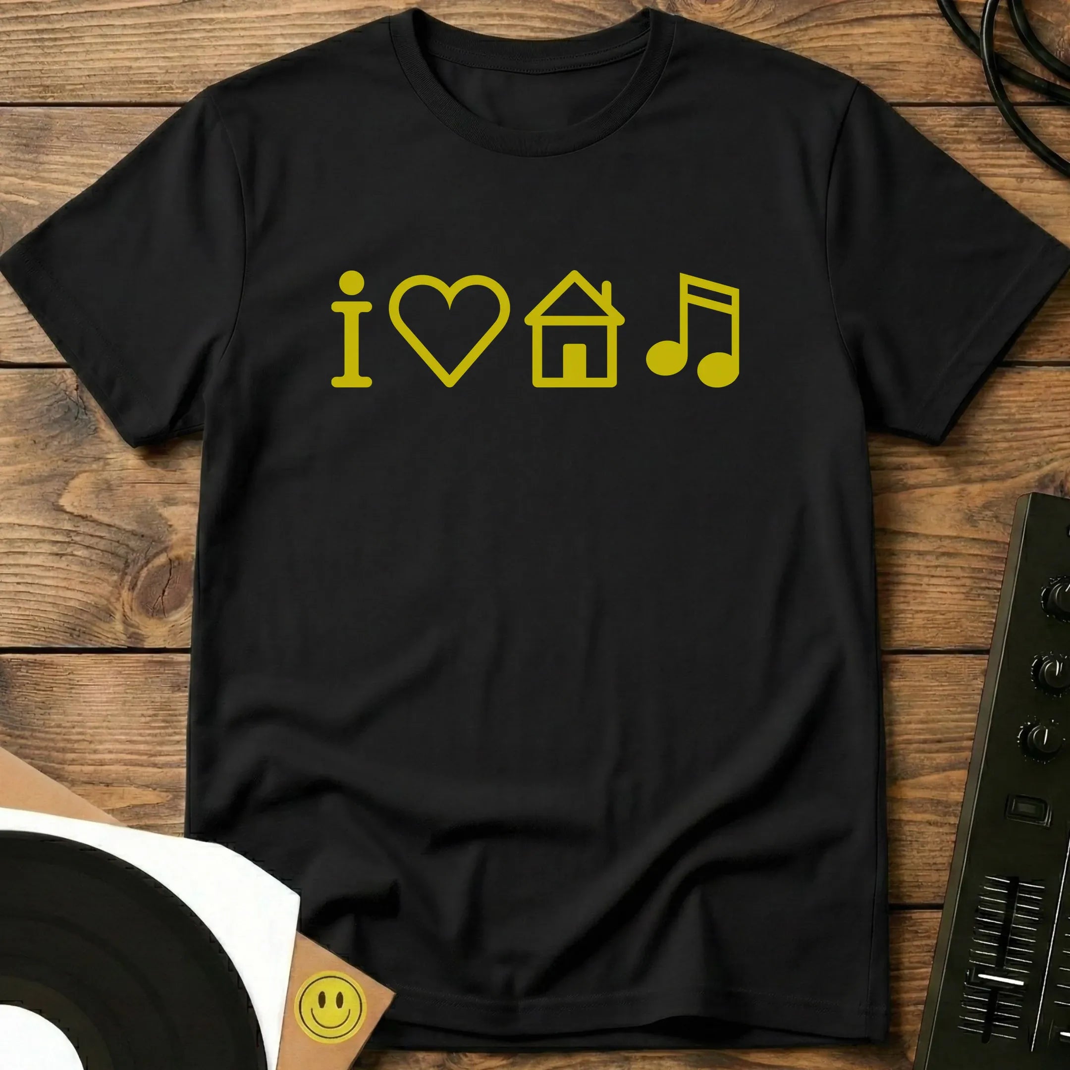 I Love House Music Remix T-Shirt Black / S I Love House Music Remix T-Shirt