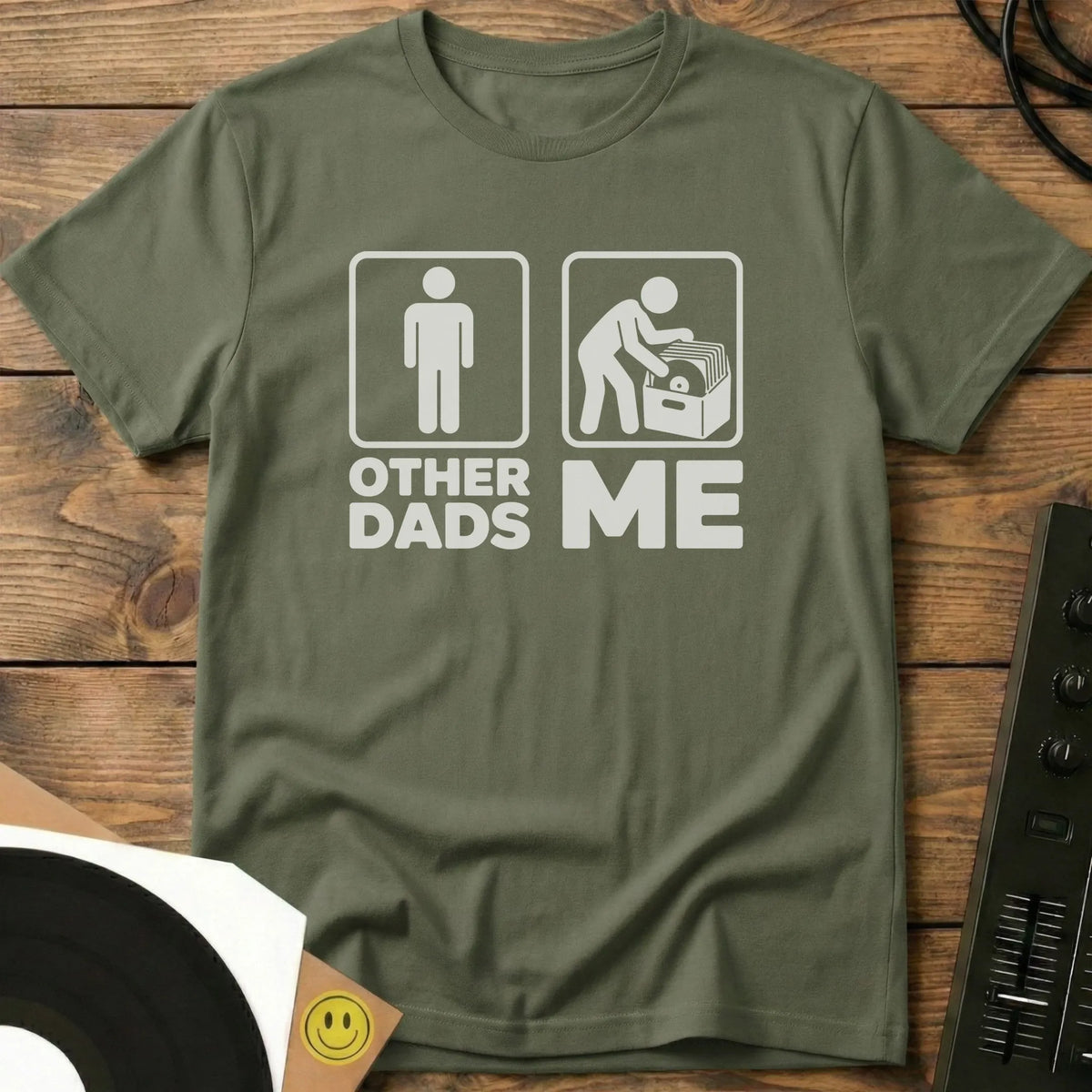 I'm A Crate Digger T-Shirt Military Green / S I'm A Crate Digger T-Shirt