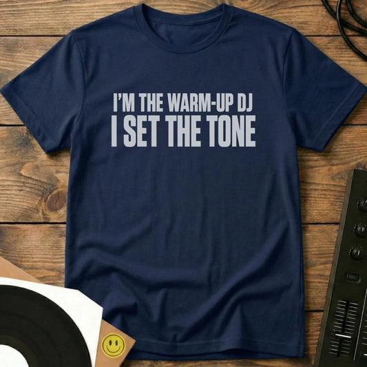 I Set The Tone t-shirt in Navy
