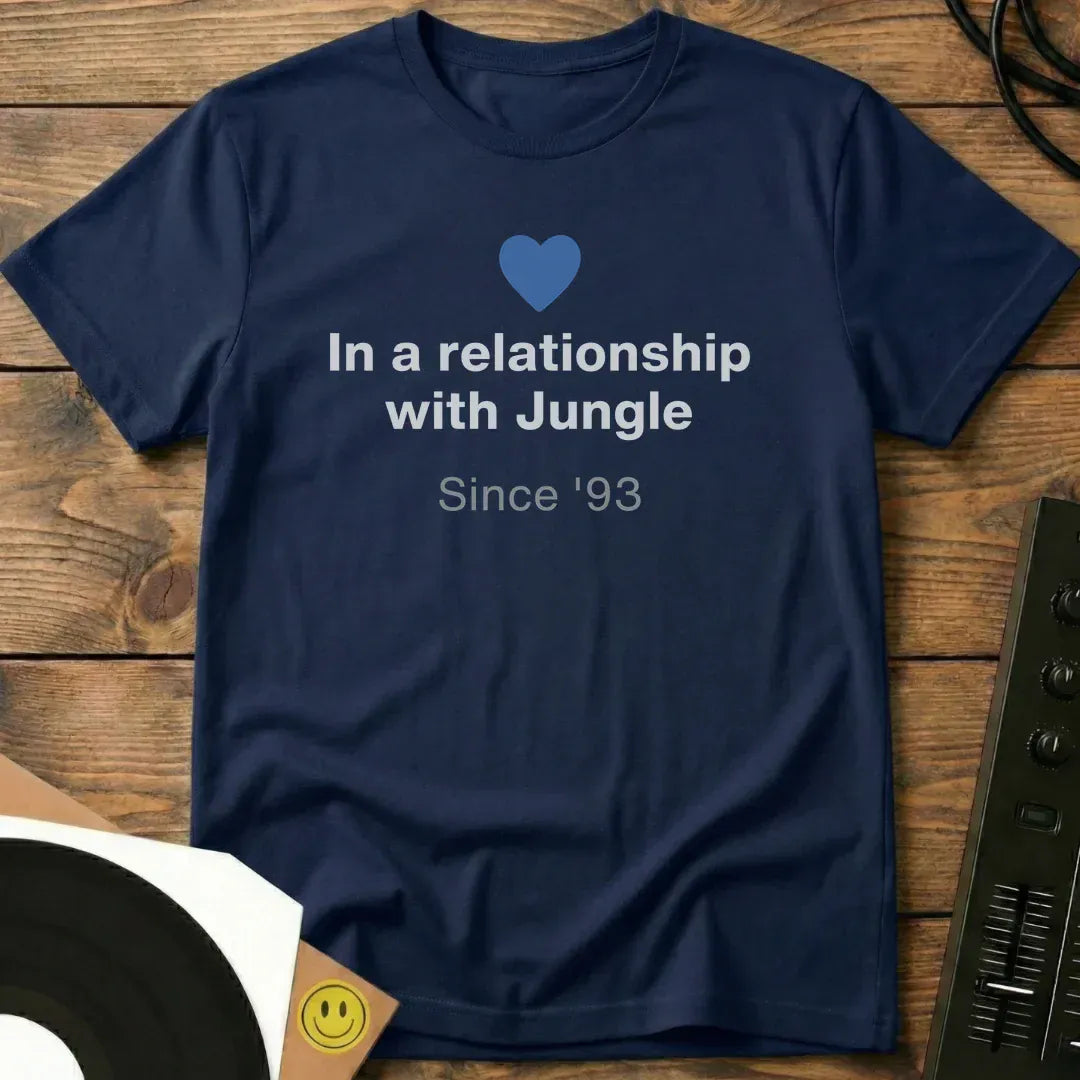 In A Relationship With Jungle T-Shirt Navy / S In A Relationship With Jungle T-Shirt