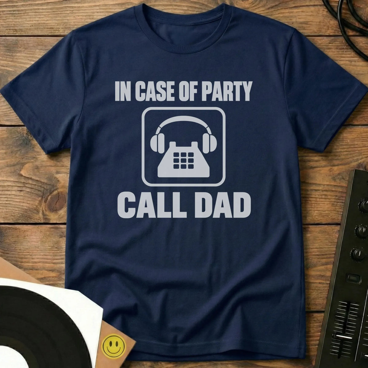In Case Of Party t-shirt in Navy