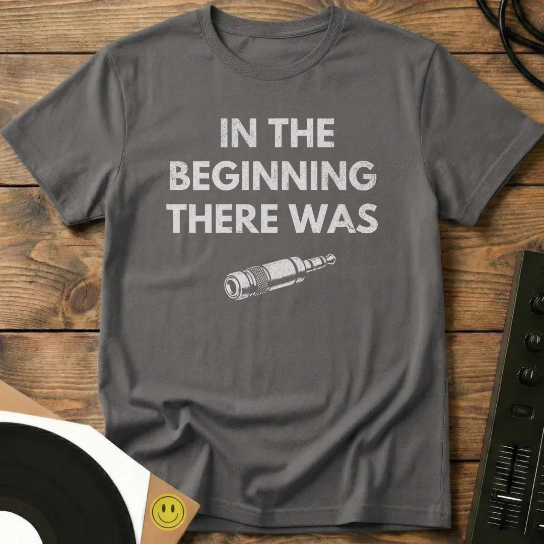 In The Beginning T-Shirt Charcoal / S In The Beginning T-Shirt