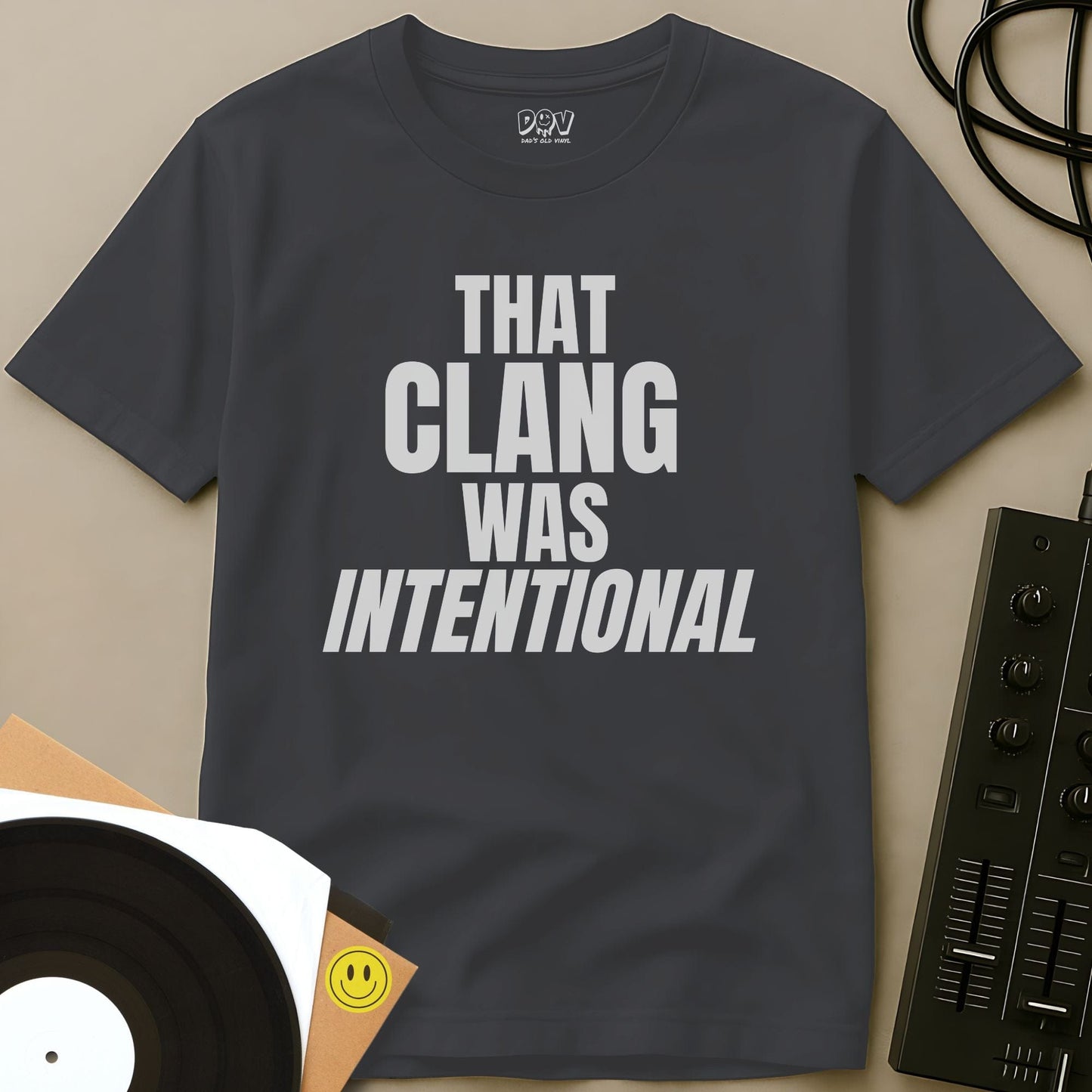 Intentional Clang T-Shirt Charcoal / S Intentional Clang T-Shirt