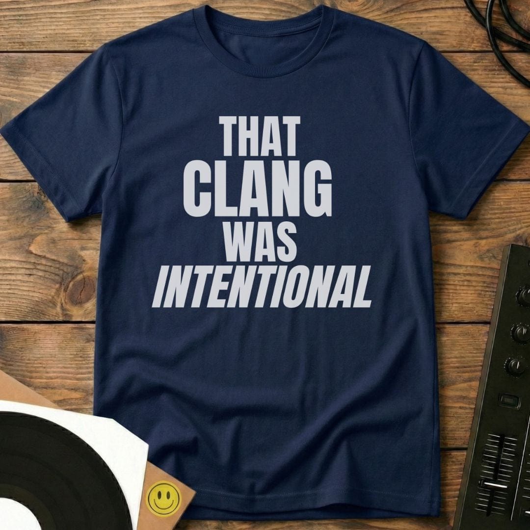 Intentional Clang T-Shirt Navy / S Intentional Clang T-Shirt