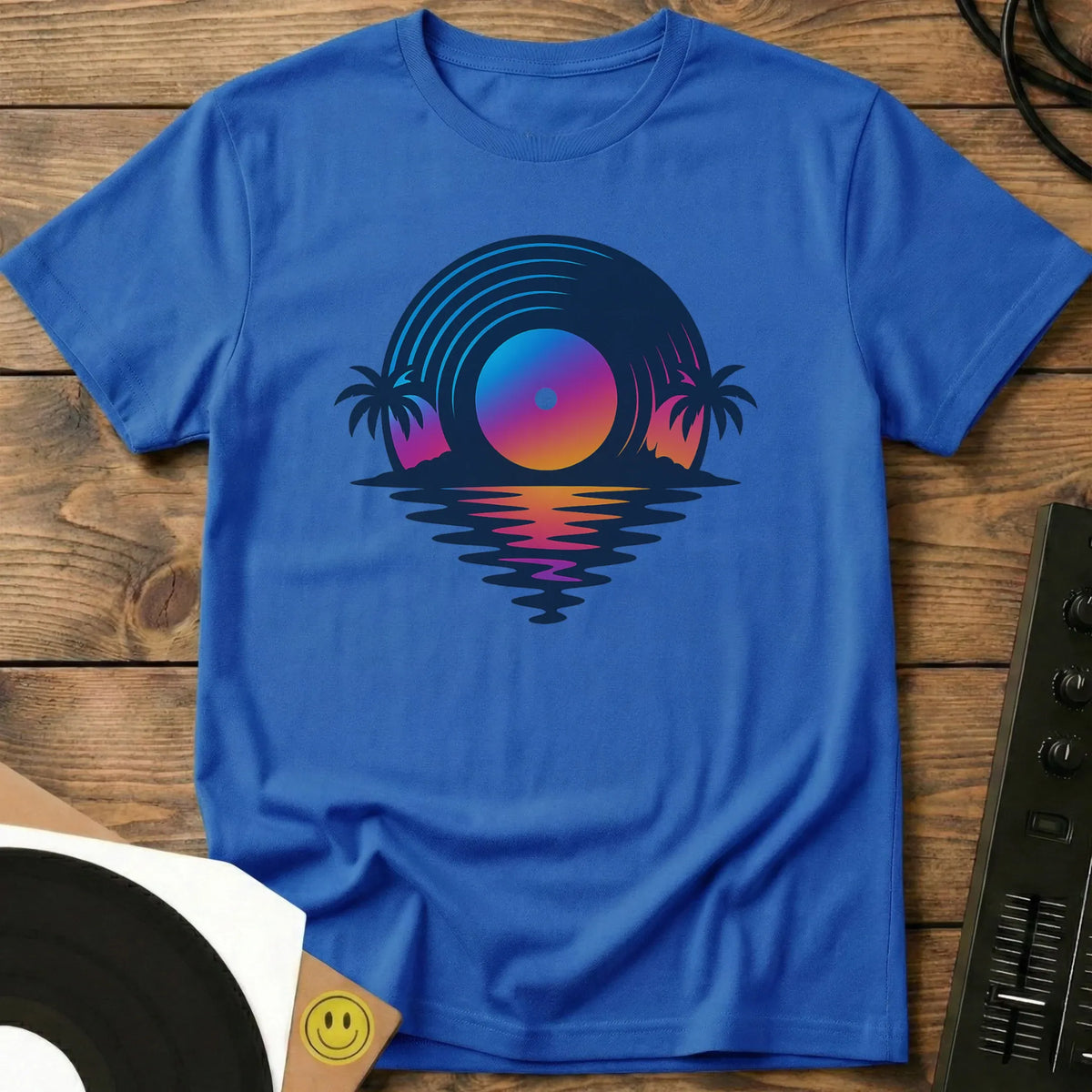 Island Disc T-Shirt Royal / S Island Disc T-Shirt