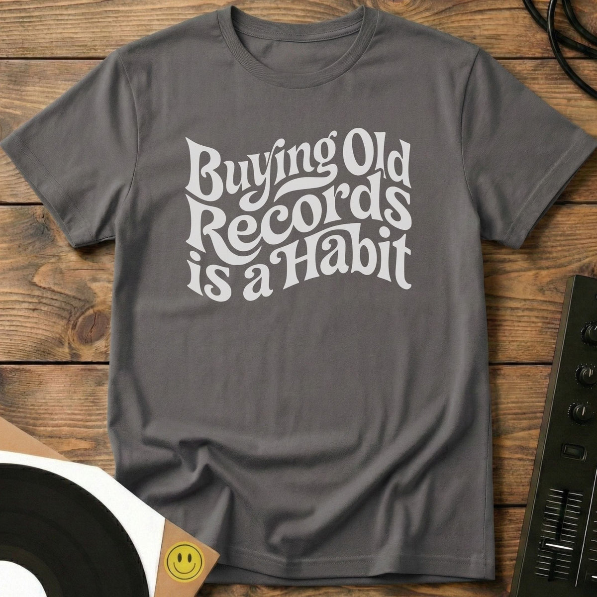 It's A Habit T-Shirt Charcoal / S It's A Habit T-Shirt
