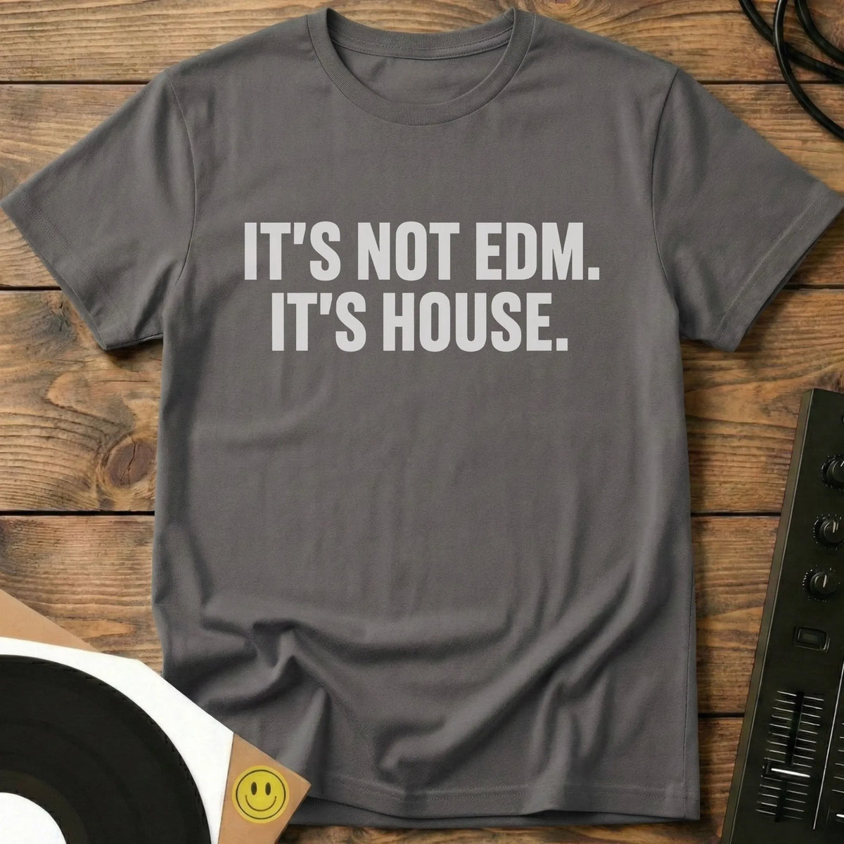 It's House T-Shirt Charcoal / S It's House T-Shirt
