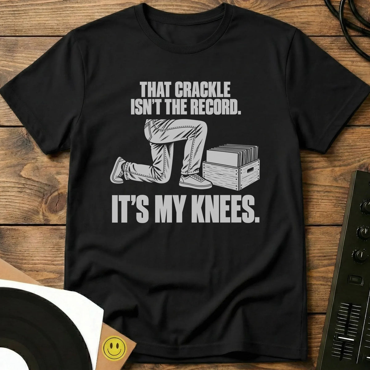 It's My Knees t-shirt in Black
