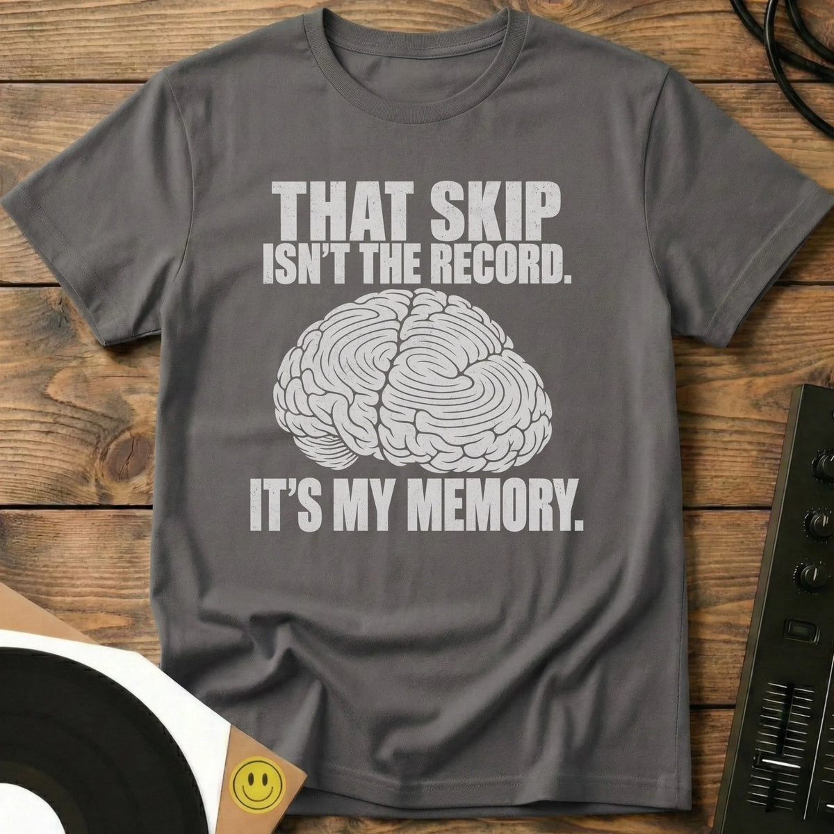 It's My Memory t-shirt in Charcoal