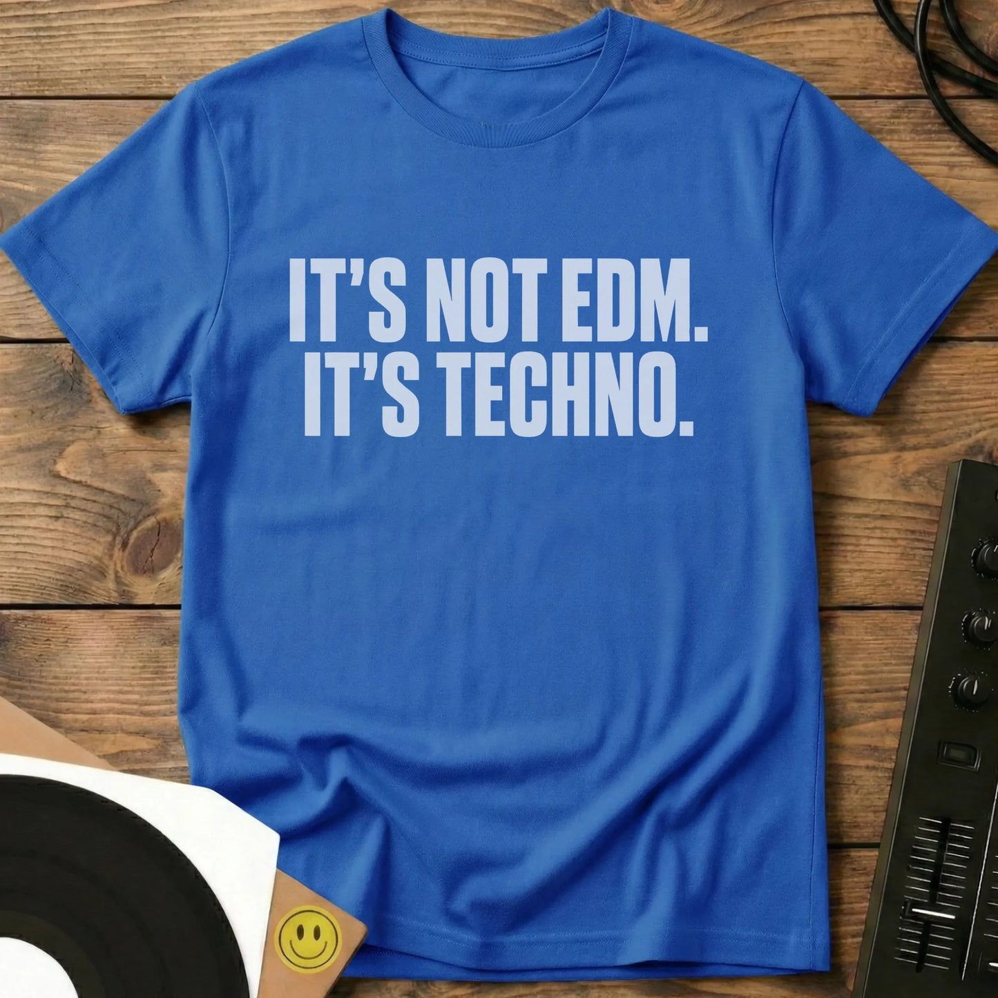 It's Techno T-Shirt Royal / S It's Techno T-Shirt