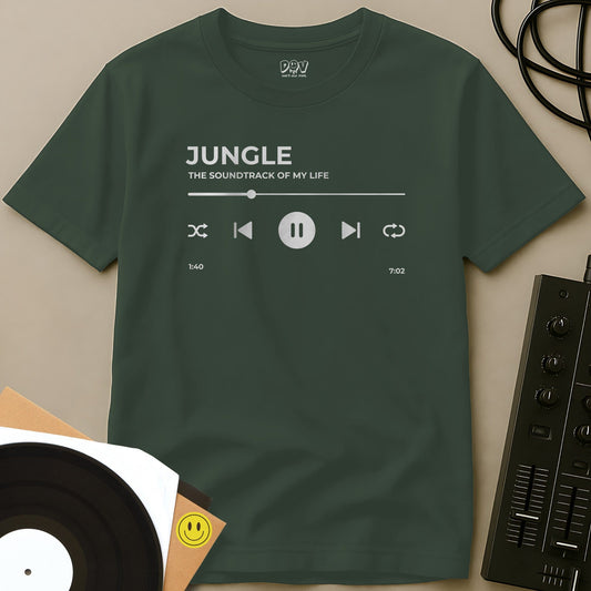 Jungle - Soundtrack of My Life T-Shirt Military Green / S Jungle - Soundtrack of My Life T-Shirt