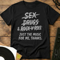Just The Music T-Shirt Black / S Just The Music T-Shirt