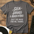 Just The Music T-Shirt Charcoal / S Just The Music T-Shirt