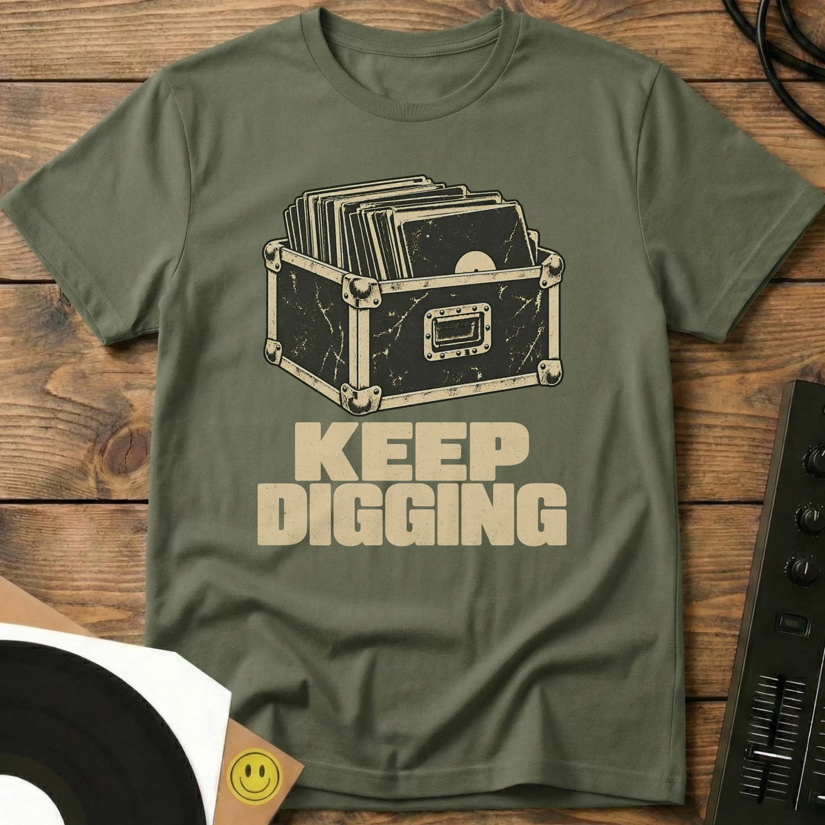 Keep Digging T-Shirt Military Green / S Keep Digging T-Shirt