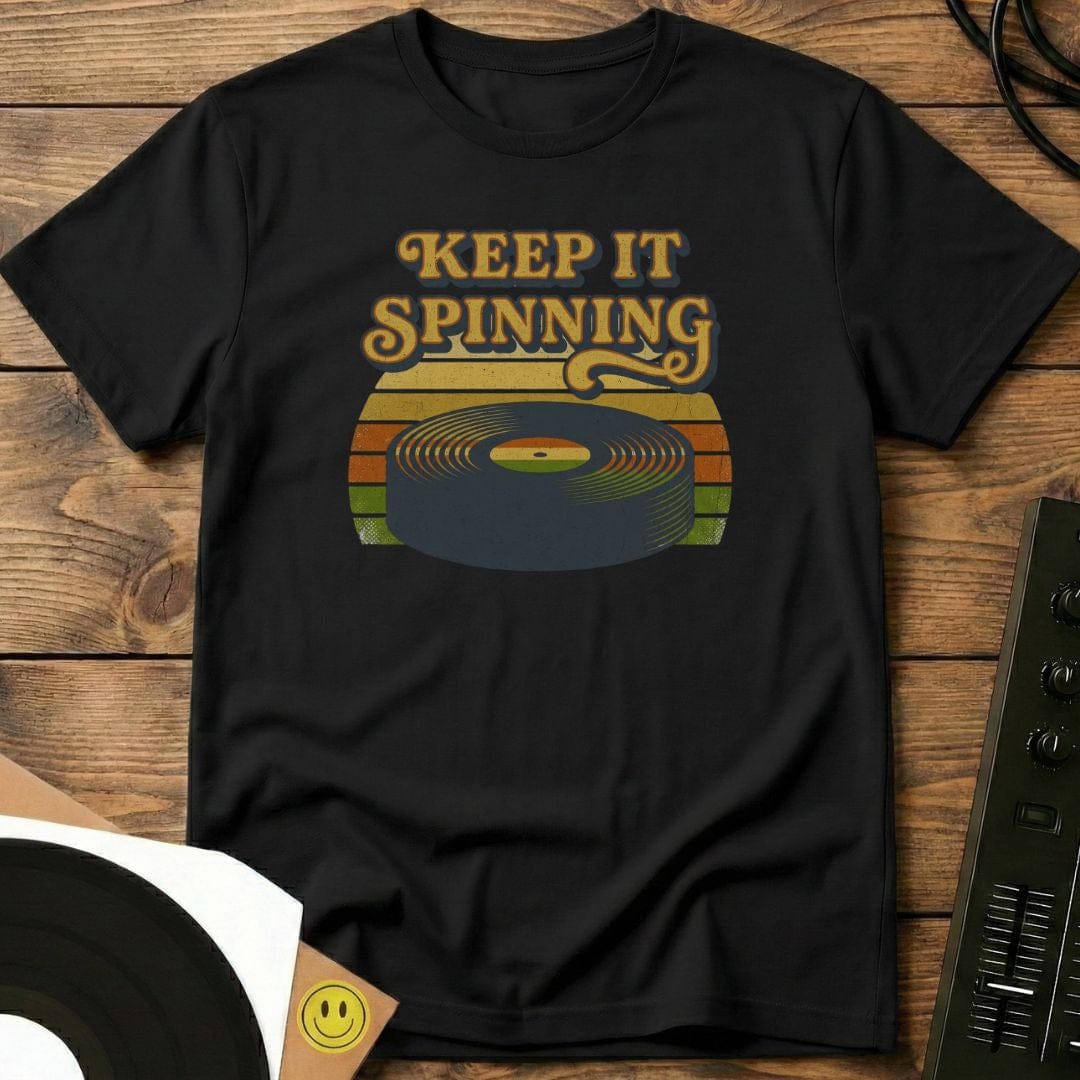Keep It Spinning T-Shirt Black / S Keep It Spinning T-Shirt