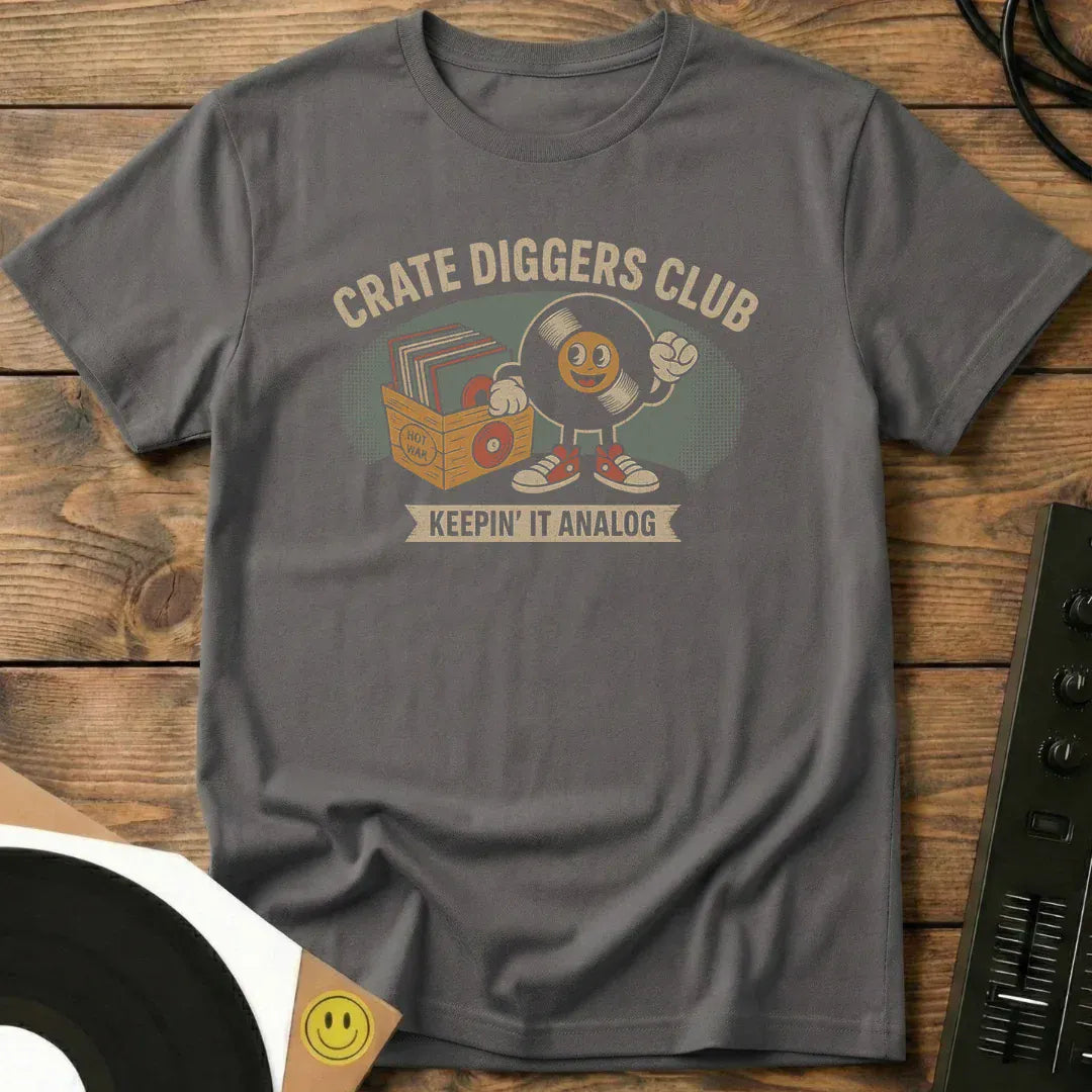Keepin' It Analog T-Shirt Charcoal / S Keepin' It Analog T-Shirt