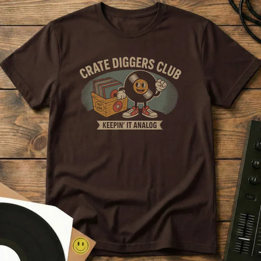Keepin' It Analog T-Shirt Dark Chocolate / S Keepin' It Analog T-Shirt