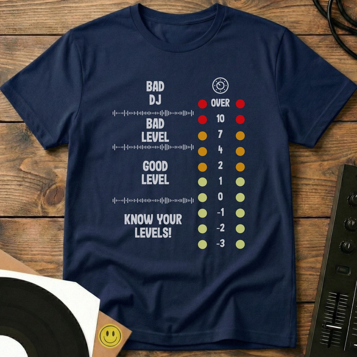 Know Your Levels T-Shirt Navy / S Know Your Levels T-Shirt