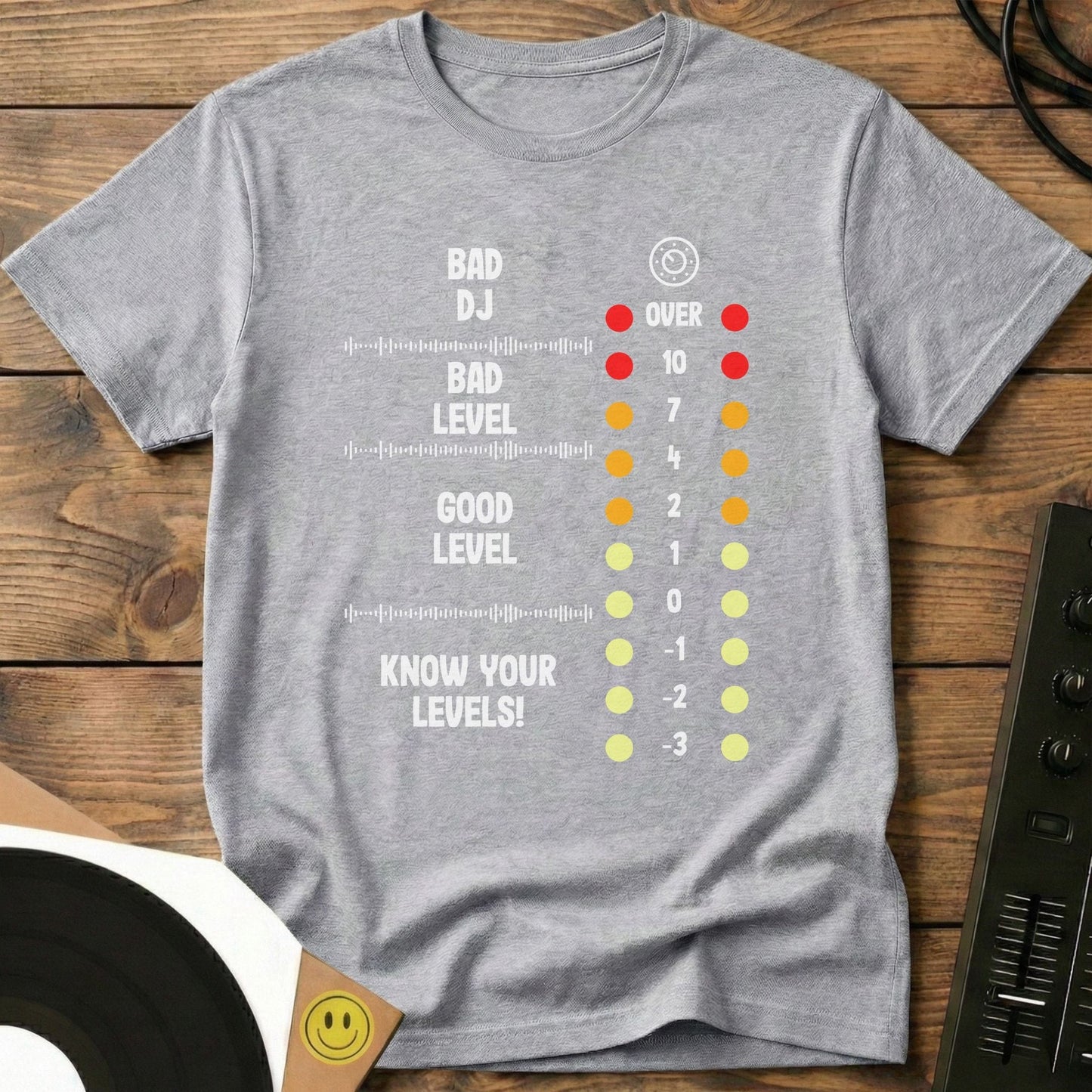Know Your Levels T-Shirt Sport Grey / S Know Your Levels T-Shirt