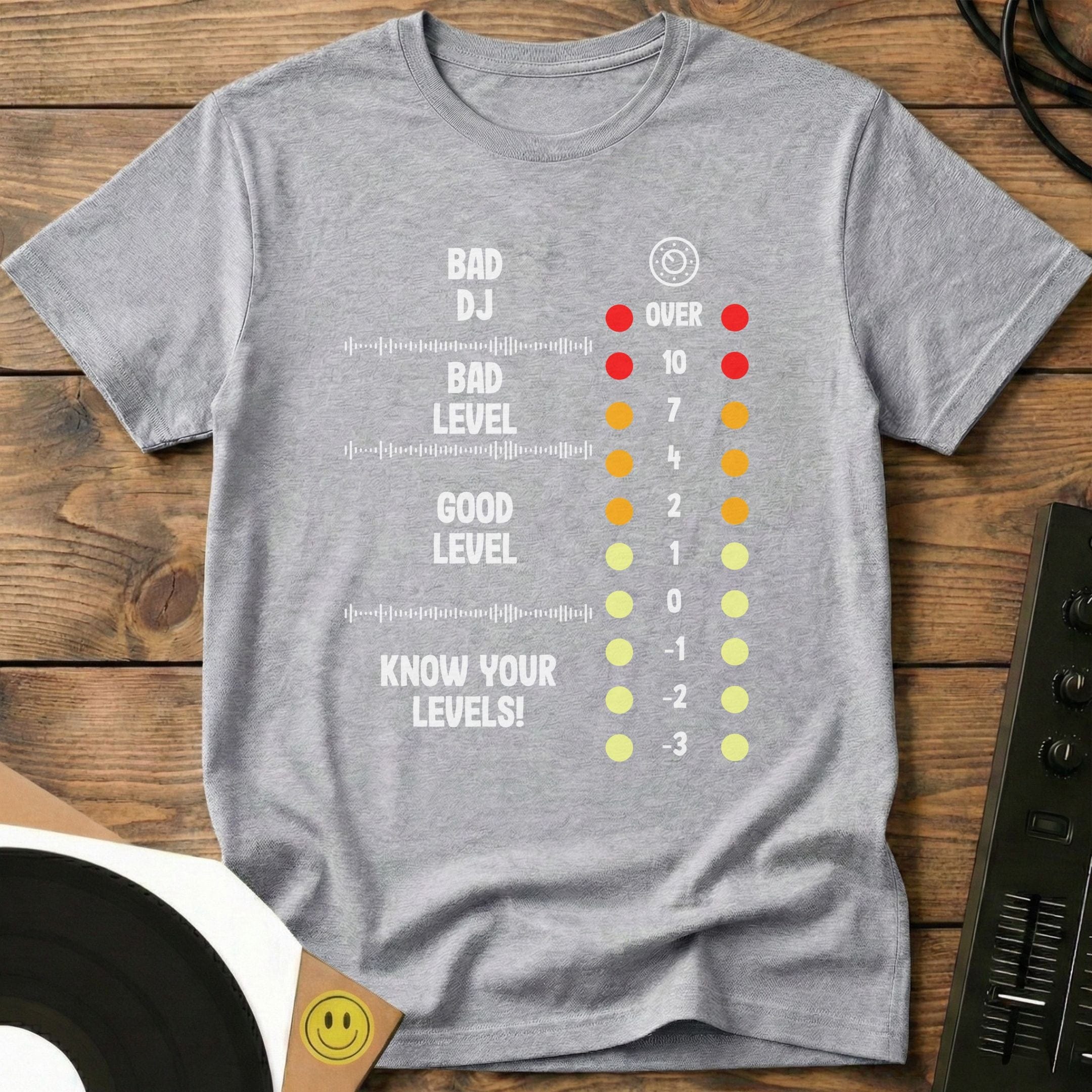 Know Your Levels T-Shirt Sport Grey / S Know Your Levels T-Shirt