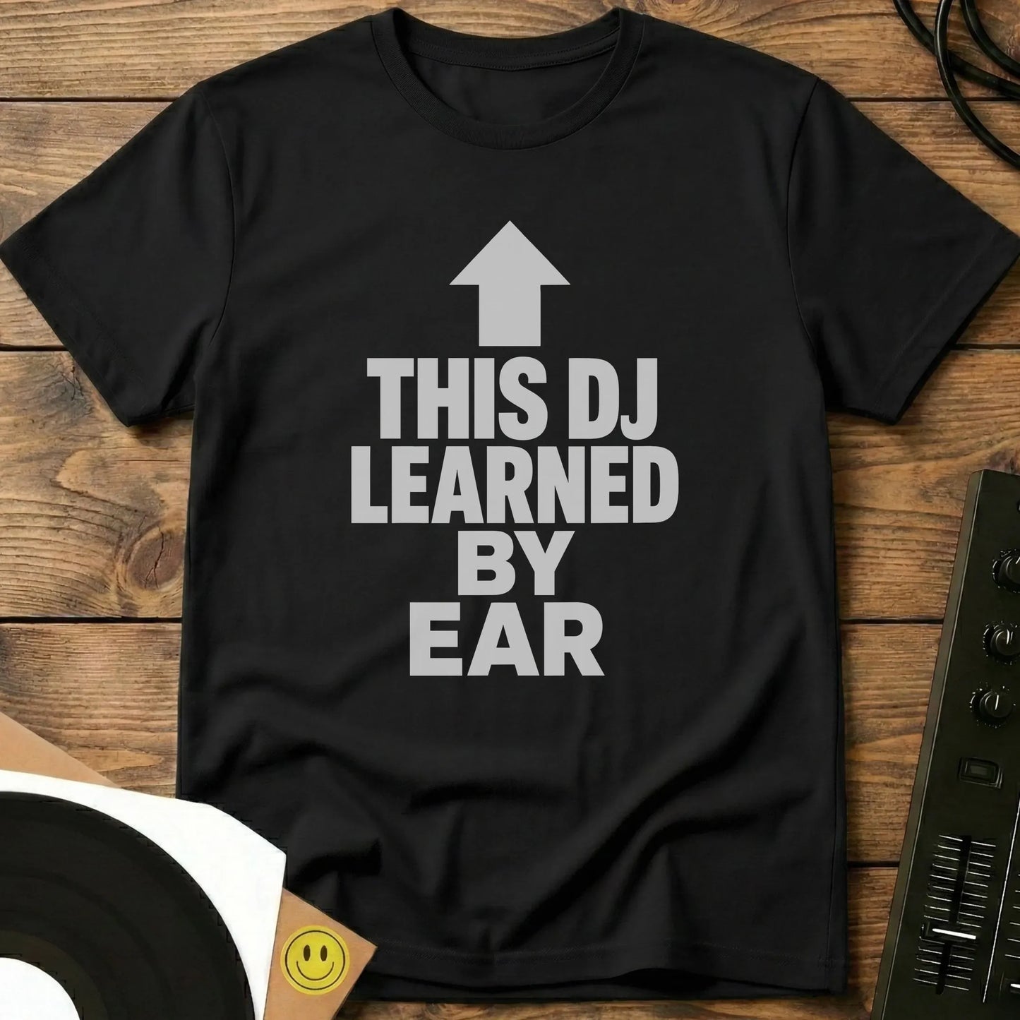 Learned By Ear White T-Shirt Black / S Learned By Ear White T-Shirt