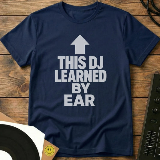 Learned By Ear t-shirt in Navy