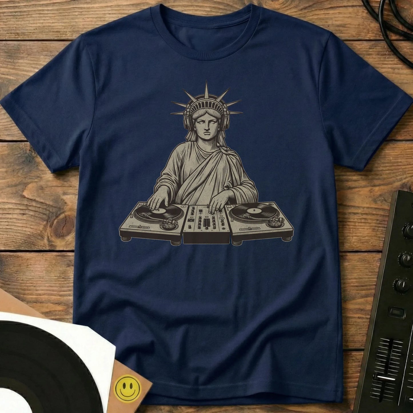 Liberty On Wax T-Shirt Navy / S Liberty On Wax T-Shirt