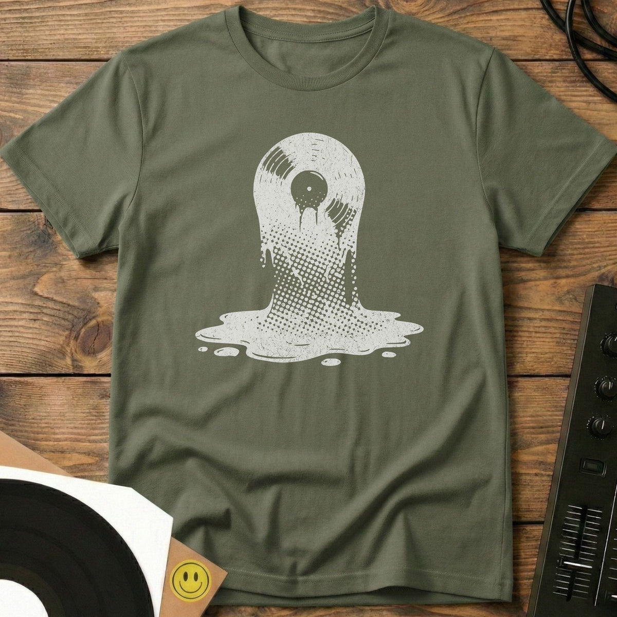 Liquid Wax T-Shirt Military Green / S Liquid Wax T-Shirt