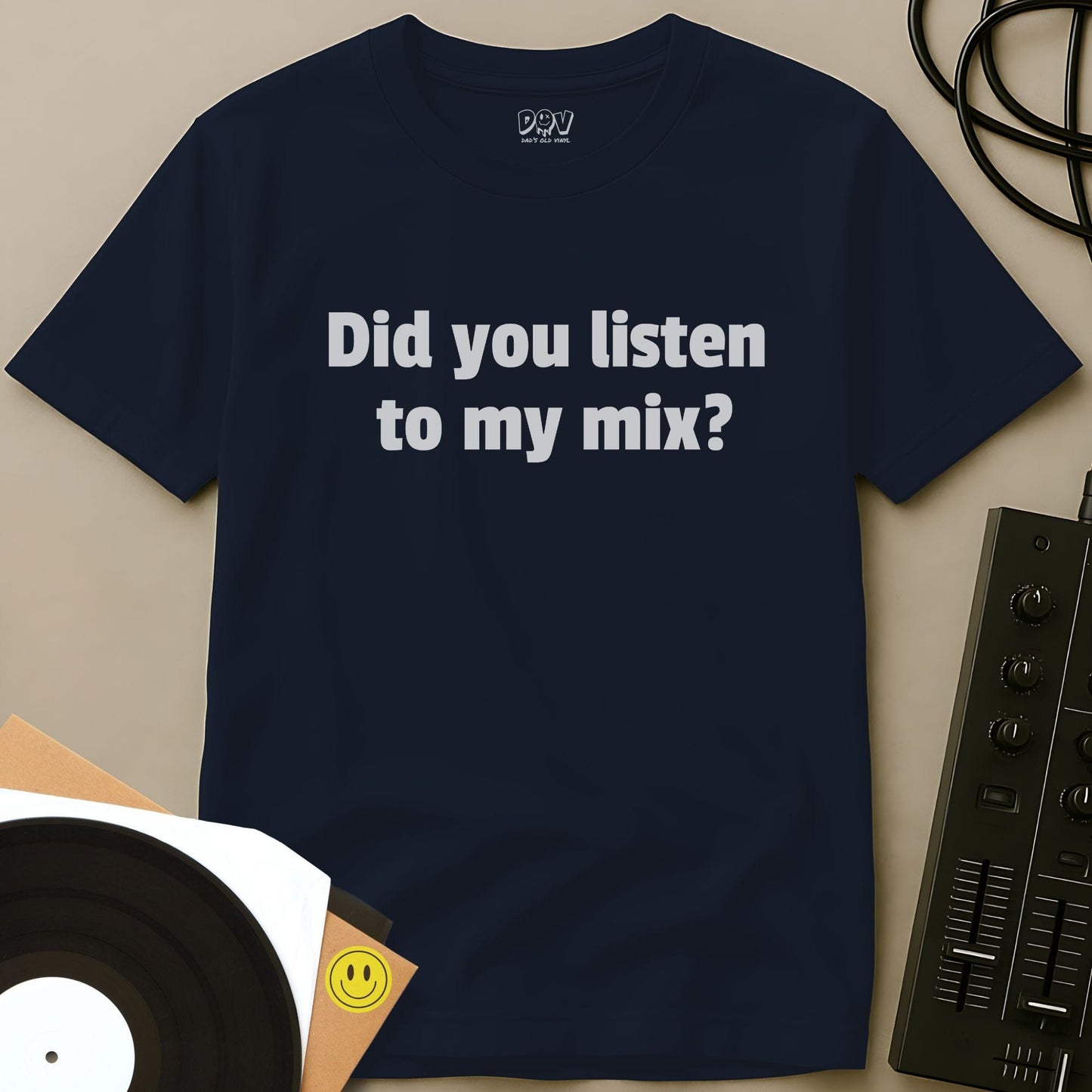 Listen To My Mix T-Shirt Navy / S Listen To My Mix T-Shirt