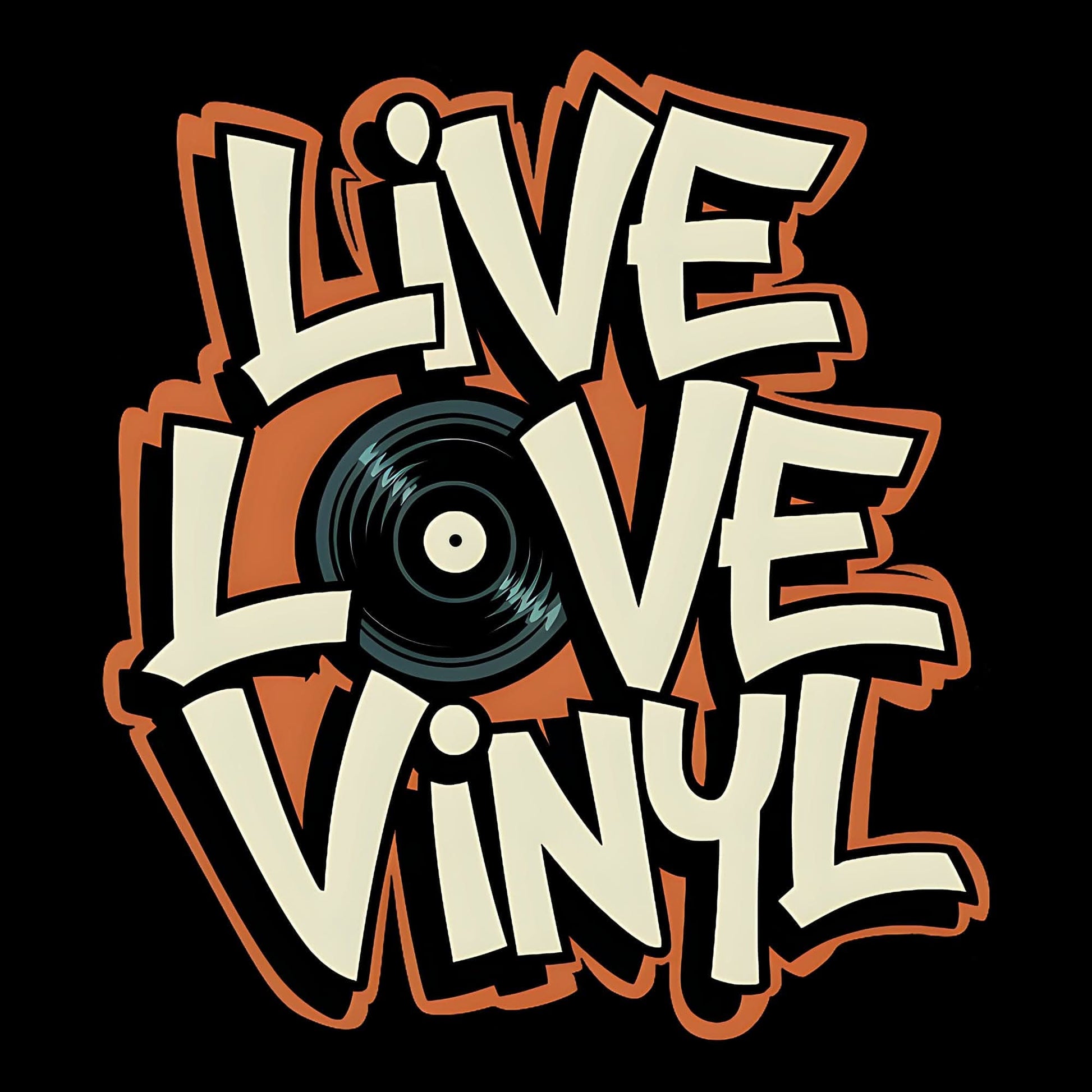 Live, Love, Vinyl T-Shirt Live, Love, Vinyl T-Shirt