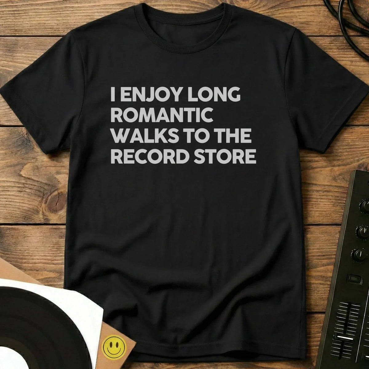 Long Romantic Walks T-Shirt Black / S Long Romantic Walks T-Shirt