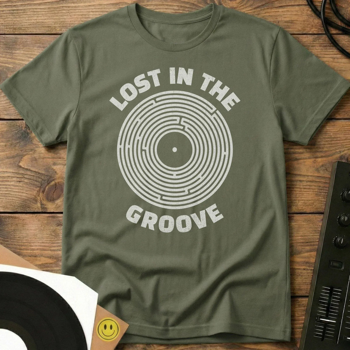 Lost In The Groove II T-Shirt Military Green / S Lost In The Groove II T-Shirt