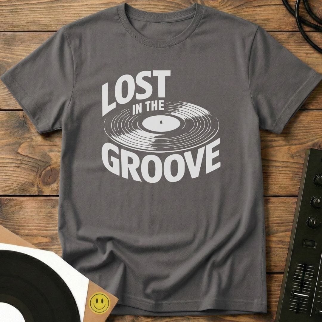 Lost In The Groove T-Shirt Charcoal / S Lost In The Groove T-Shirt