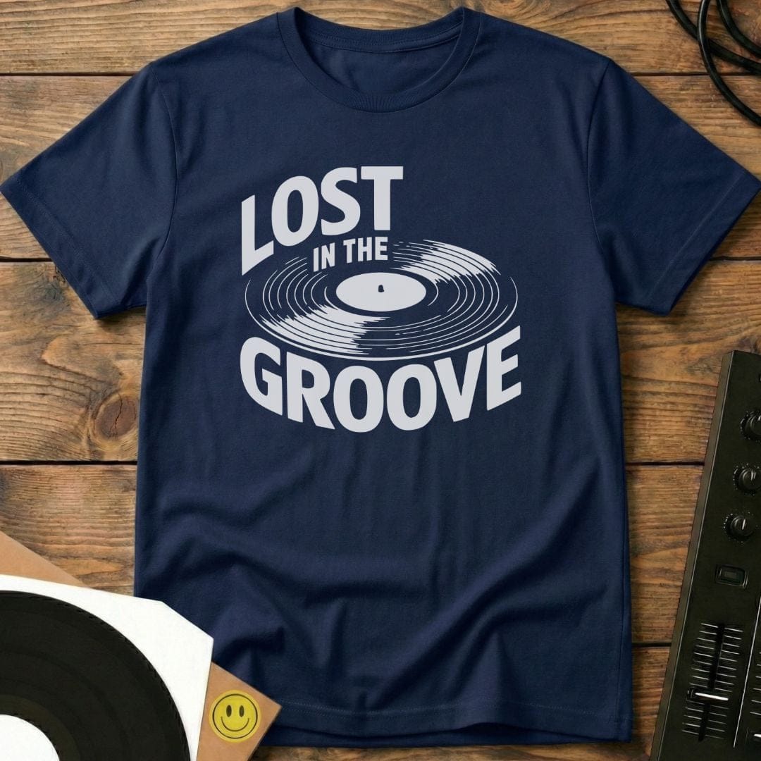 Lost In The Groove T-Shirt Navy / S Lost In The Groove T-Shirt