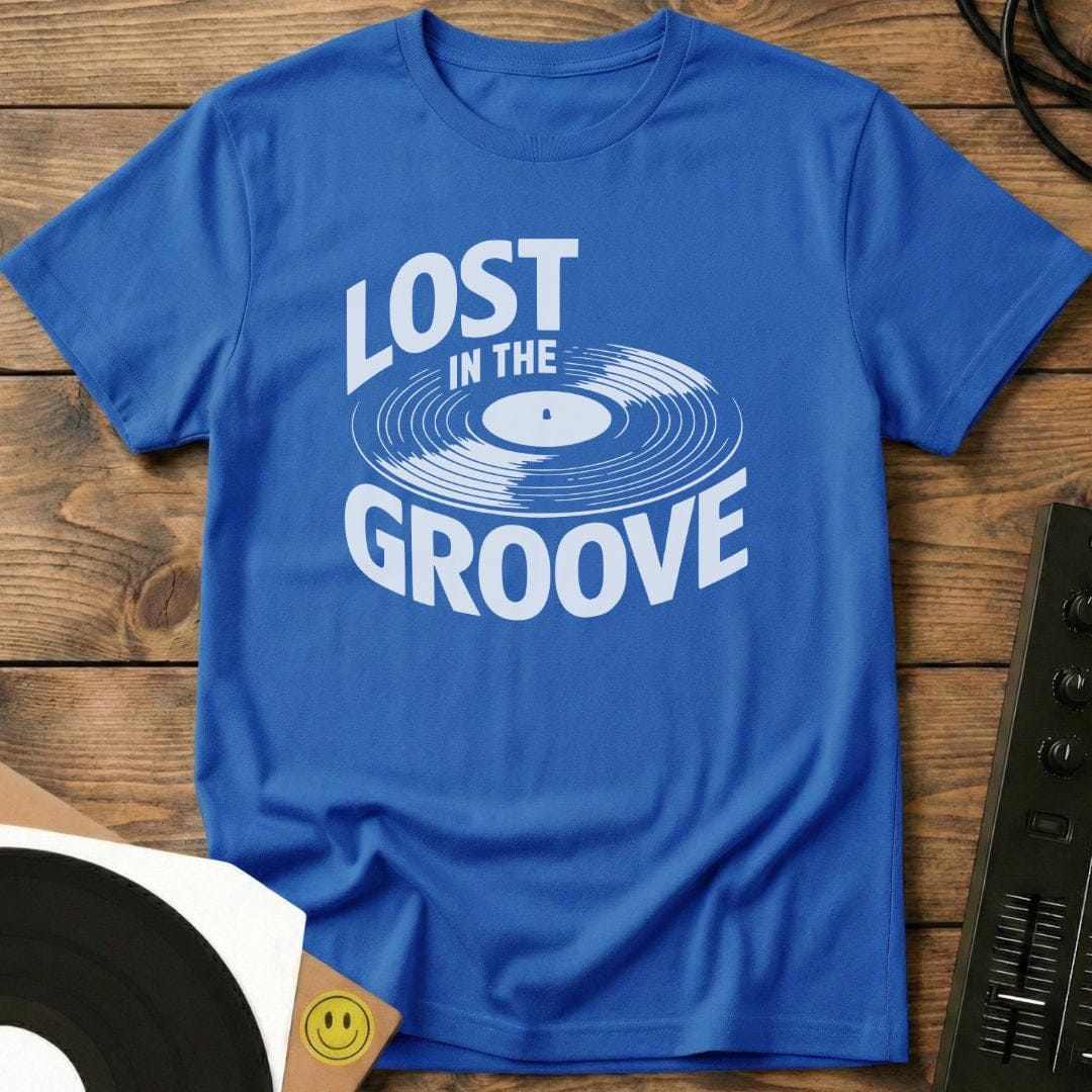 Lost In The Groove T-Shirt Royal / S Lost In The Groove T-Shirt