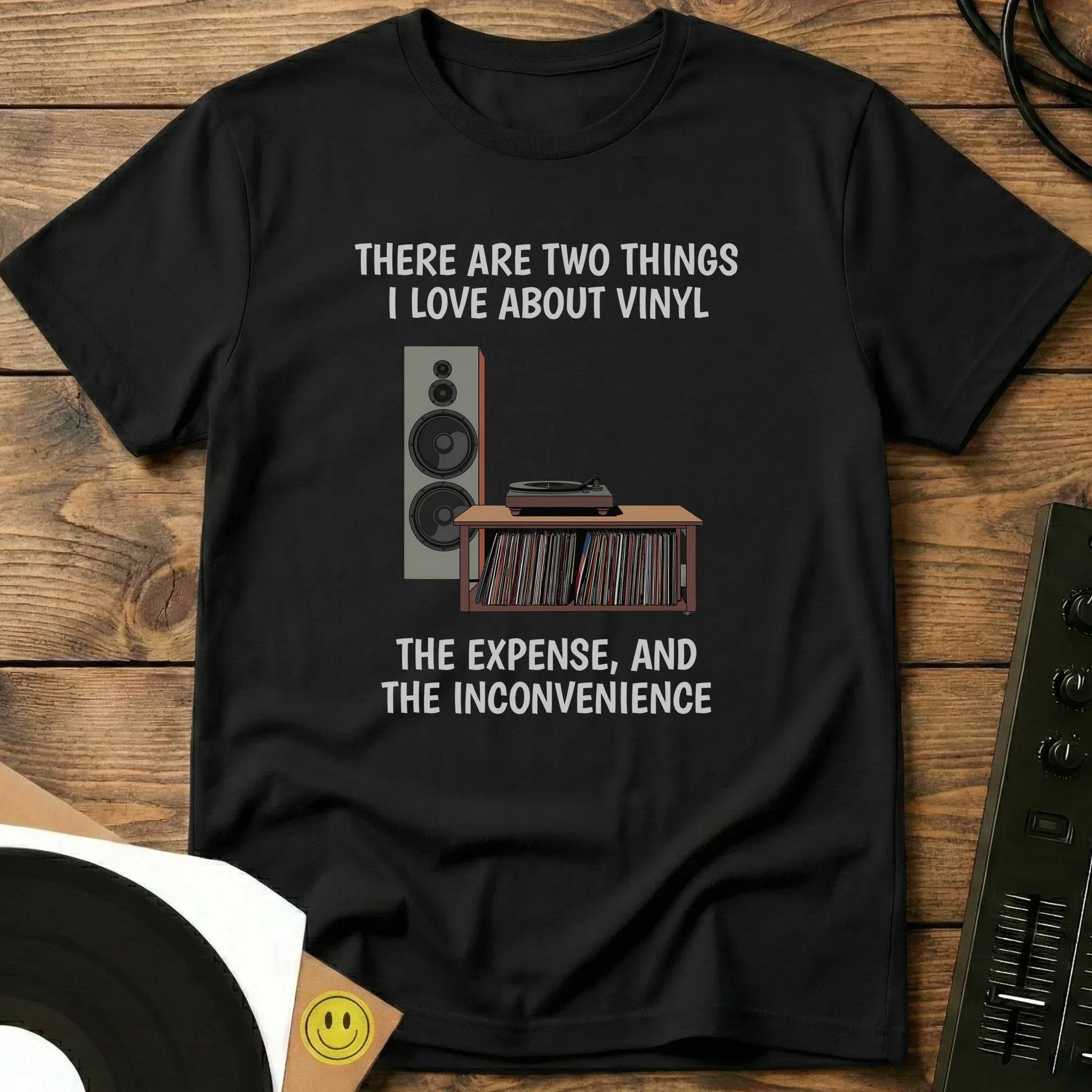 Love About Vinyl T-Shirt Black / S Love About Vinyl T-Shirt