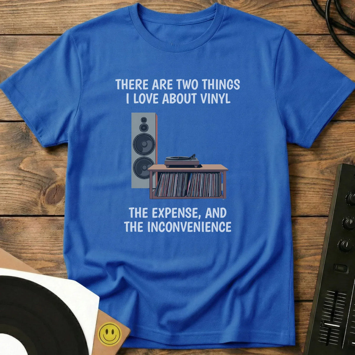 Love About Vinyl T-Shirt Royal / S Love About Vinyl T-Shirt
