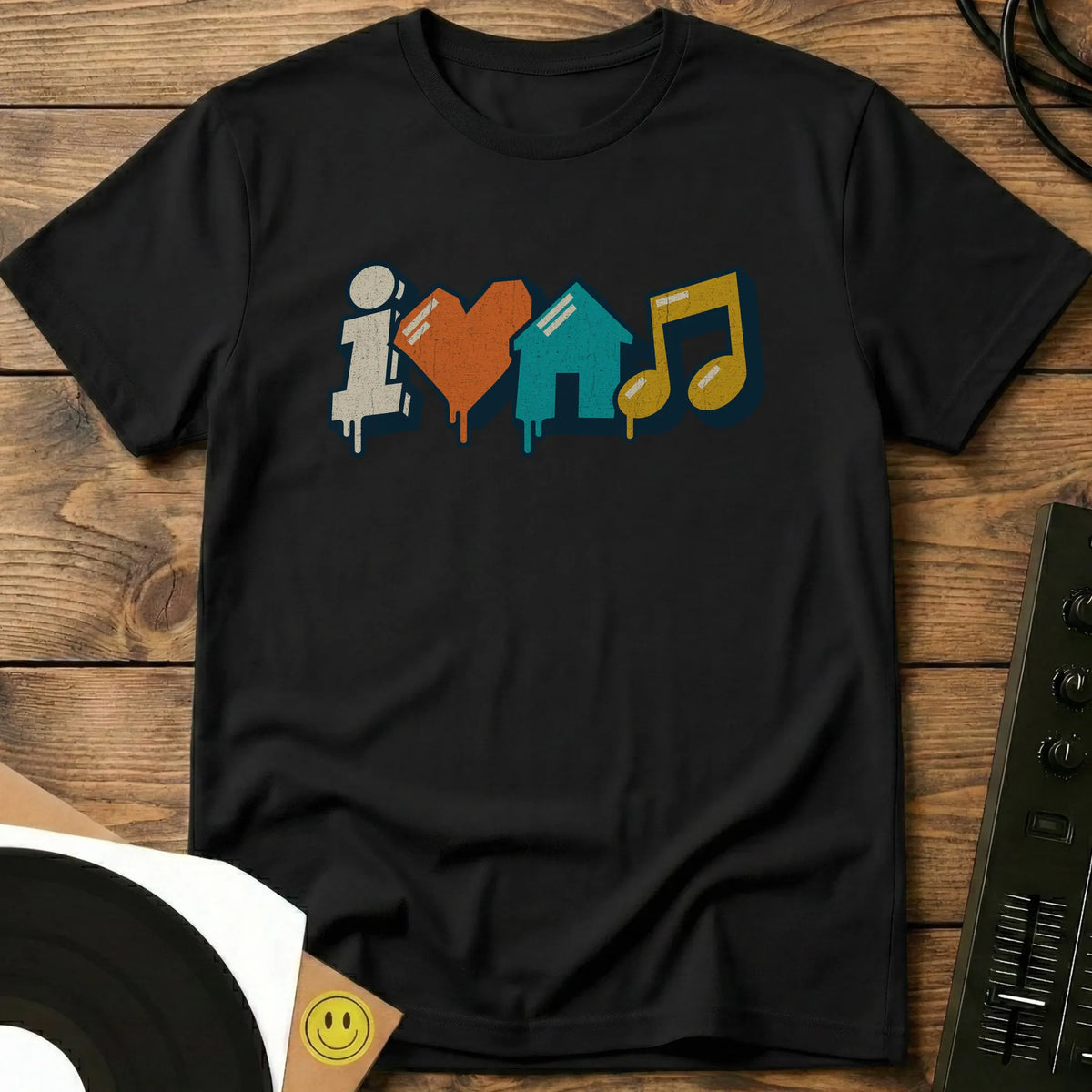 Love House T-Shirt Black / S Love House T-Shirt