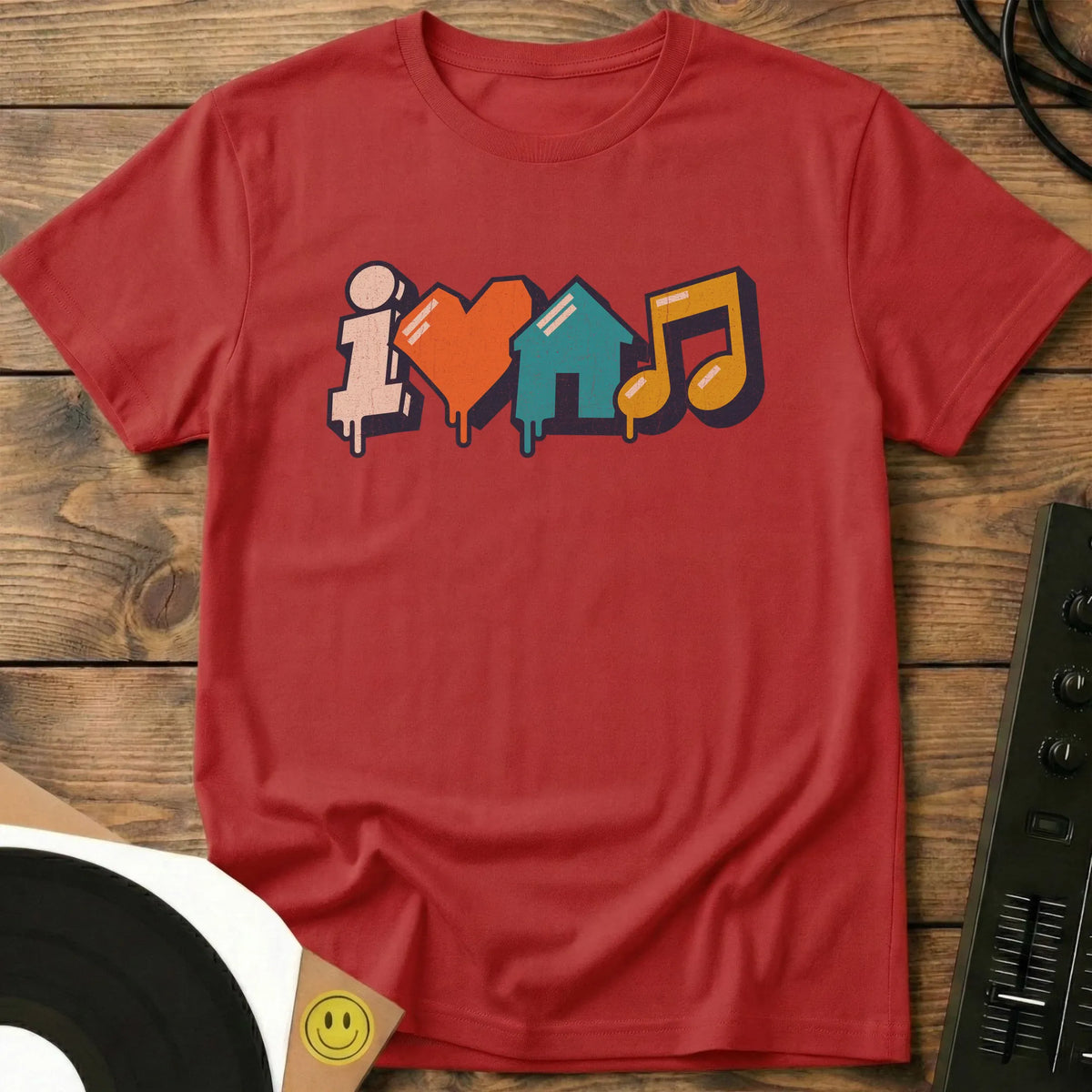 Love House T-Shirt Red / S Love House T-Shirt