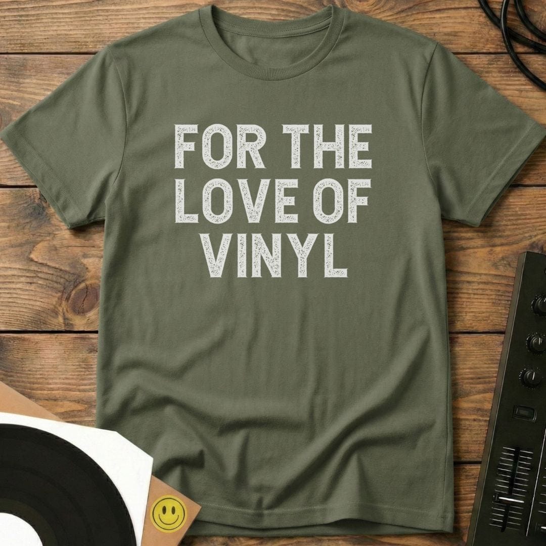Love Of Vinyl T-Shirt Military Green / S Love Of Vinyl T-Shirt