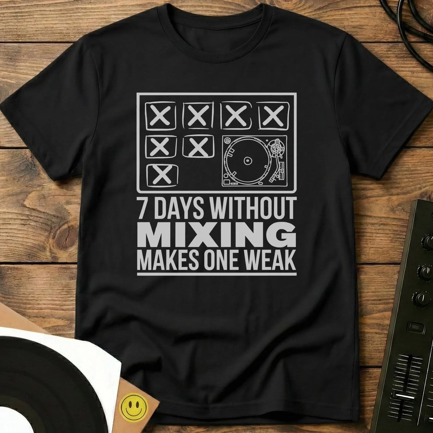 Makes One Weak T-Shirt Black / S Makes One Weak T-Shirt