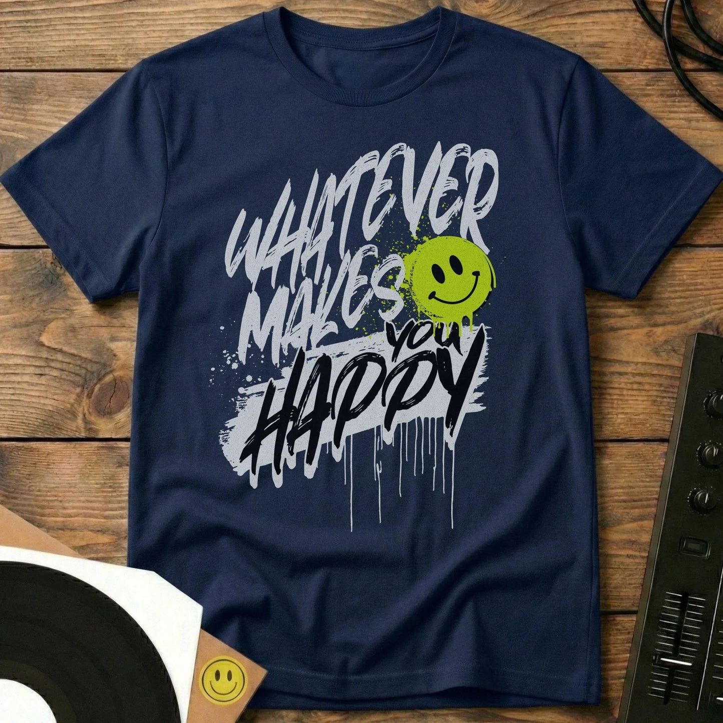 Makes You Happy T-Shirt Navy / S Makes You Happy T-Shirt
