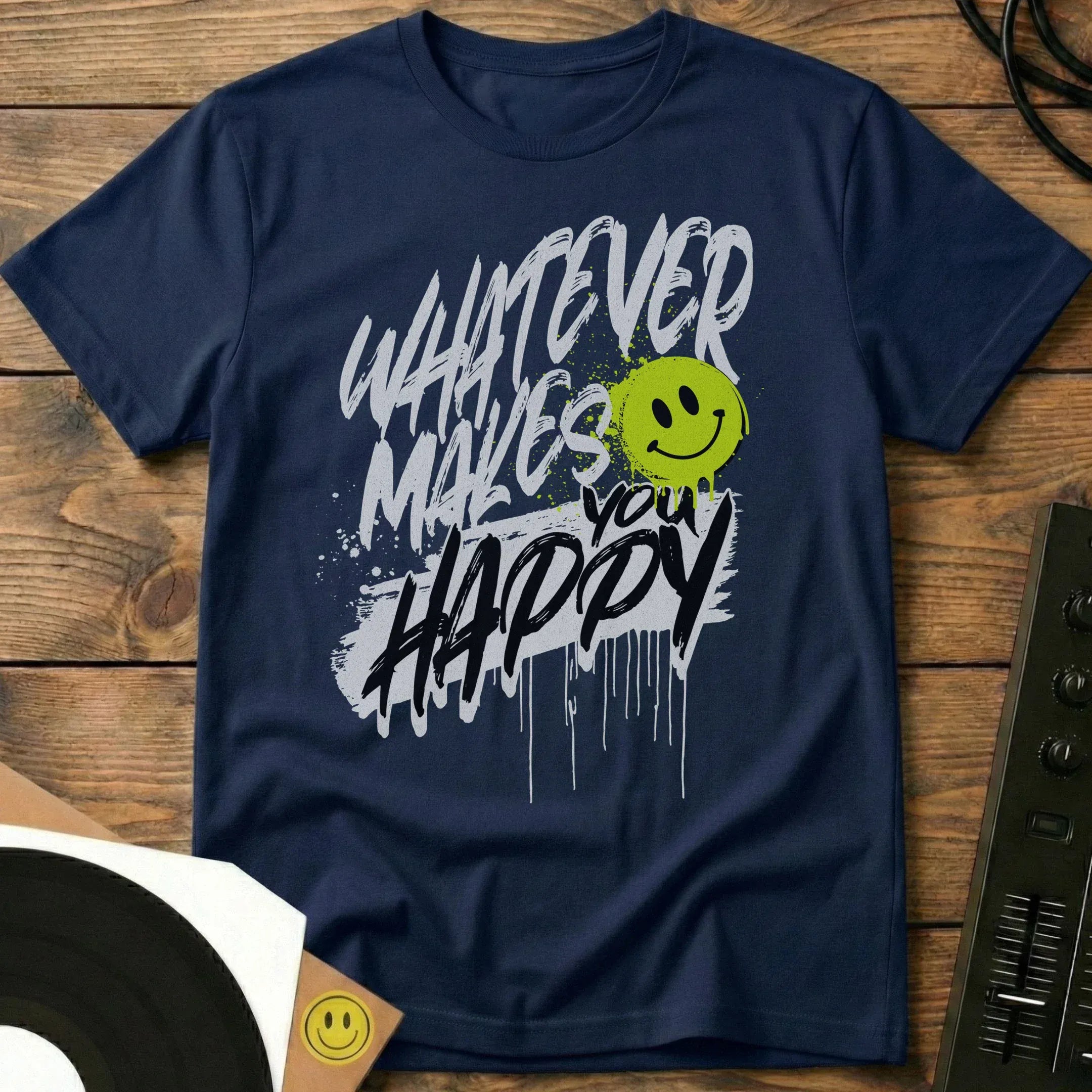 Makes You Happy T-Shirt Navy / S Makes You Happy T-Shirt