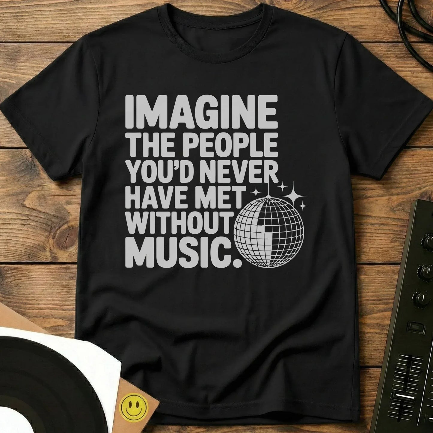 Meeting Through Music T-Shirt Black / S Meeting Through Music T-Shirt