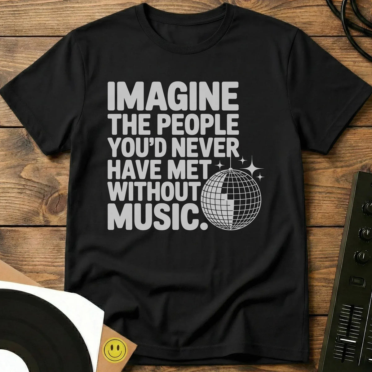 Meeting Through Music T-Shirt Black / S Meeting Through Music T-Shirt