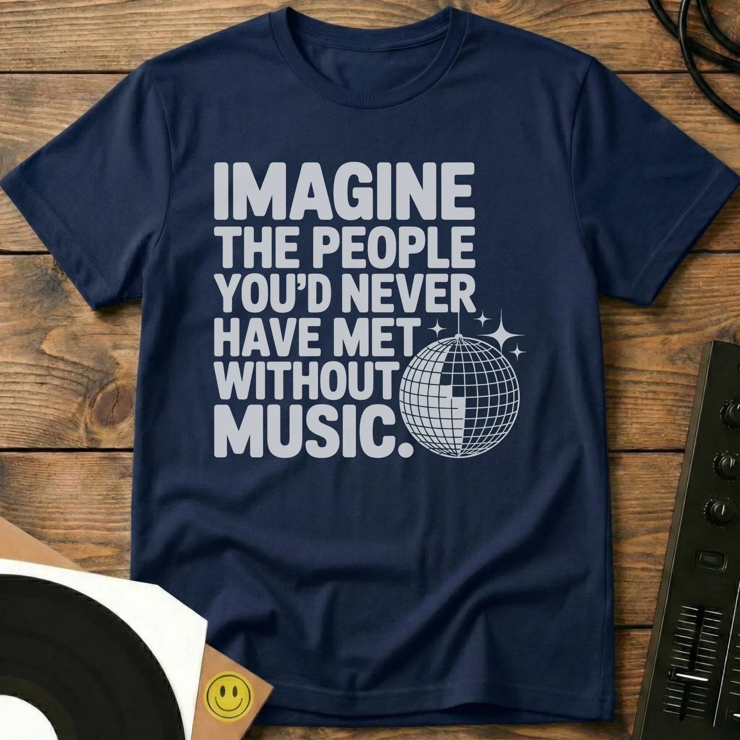 Meeting Through Music T-Shirt Navy / S Meeting Through Music T-Shirt