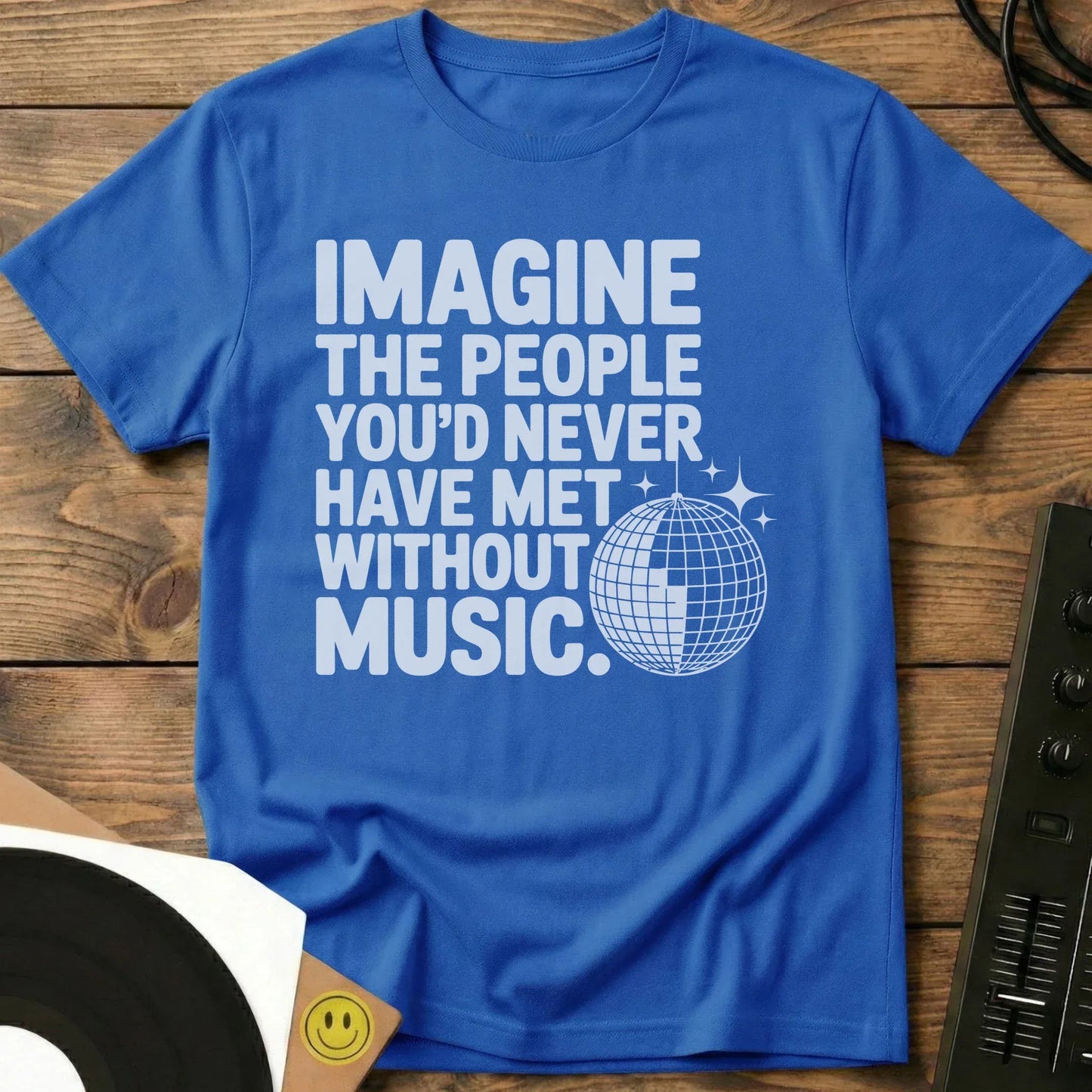 Meeting Through Music T-Shirt Royal / S Meeting Through Music T-Shirt