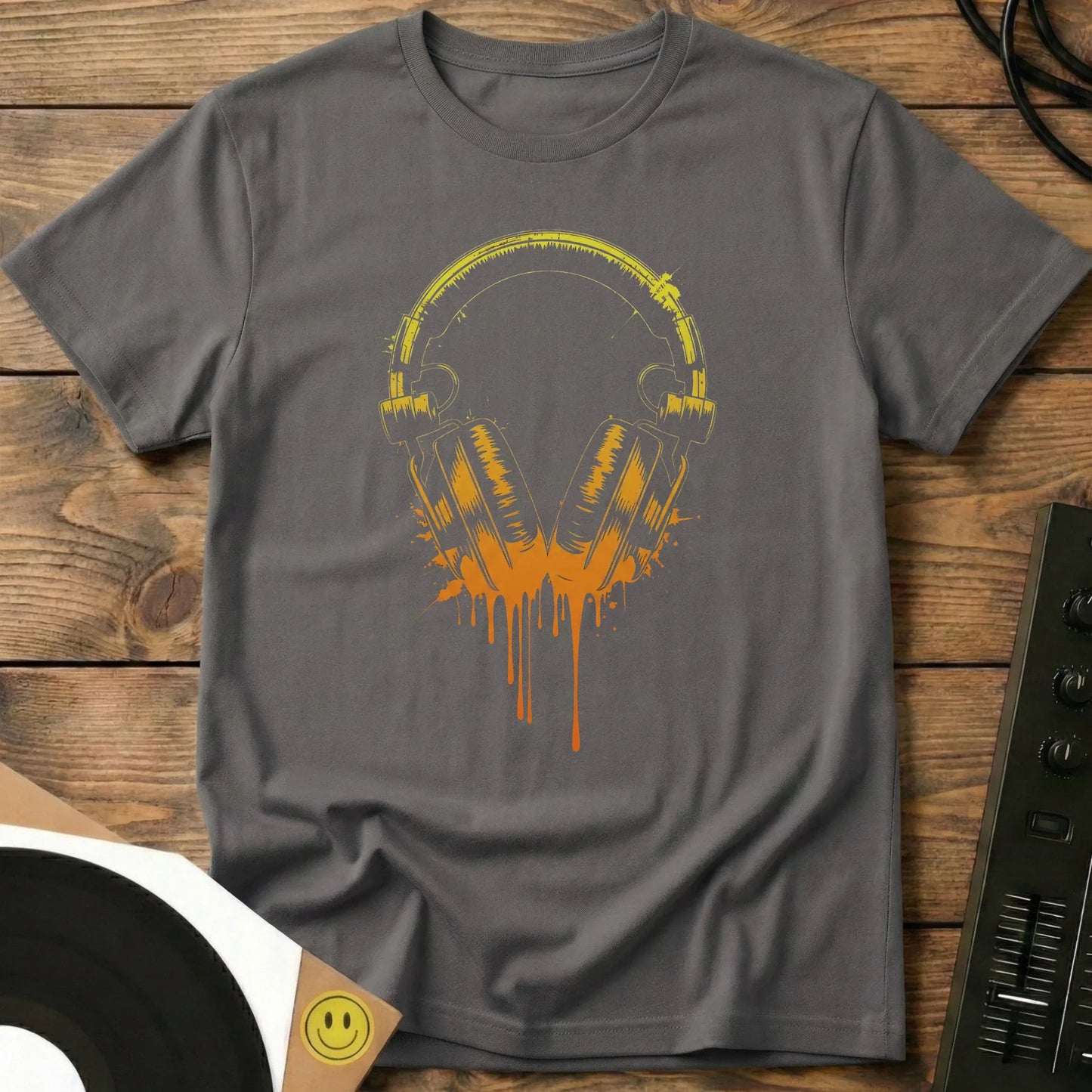 Melted Cans T-Shirt Charcoal / S Melted Cans T-Shirt